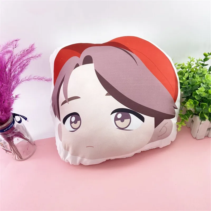 KPOP Bangtan мальчики Волшебный Магазин игрушка Подушка Наволочка JUNG KOOK JIMIN JIN SUGA J-HOPE любовь себя мультфильм игрушки подарки