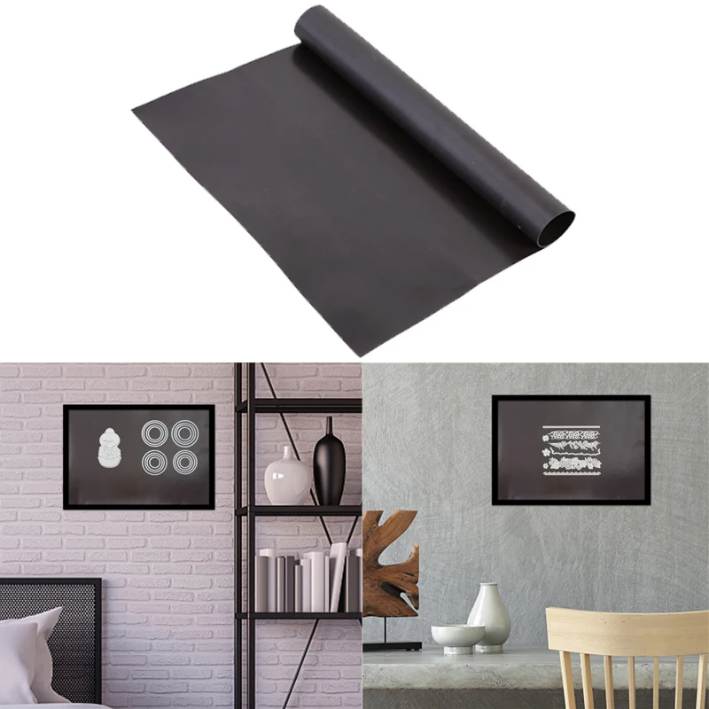 Magnetic Storage Sheet 10PCS Black Soft Magnet Sheet Flexible 0.5mm  Thickness A4 Size Rubber Cuttable Magnetic Sheet