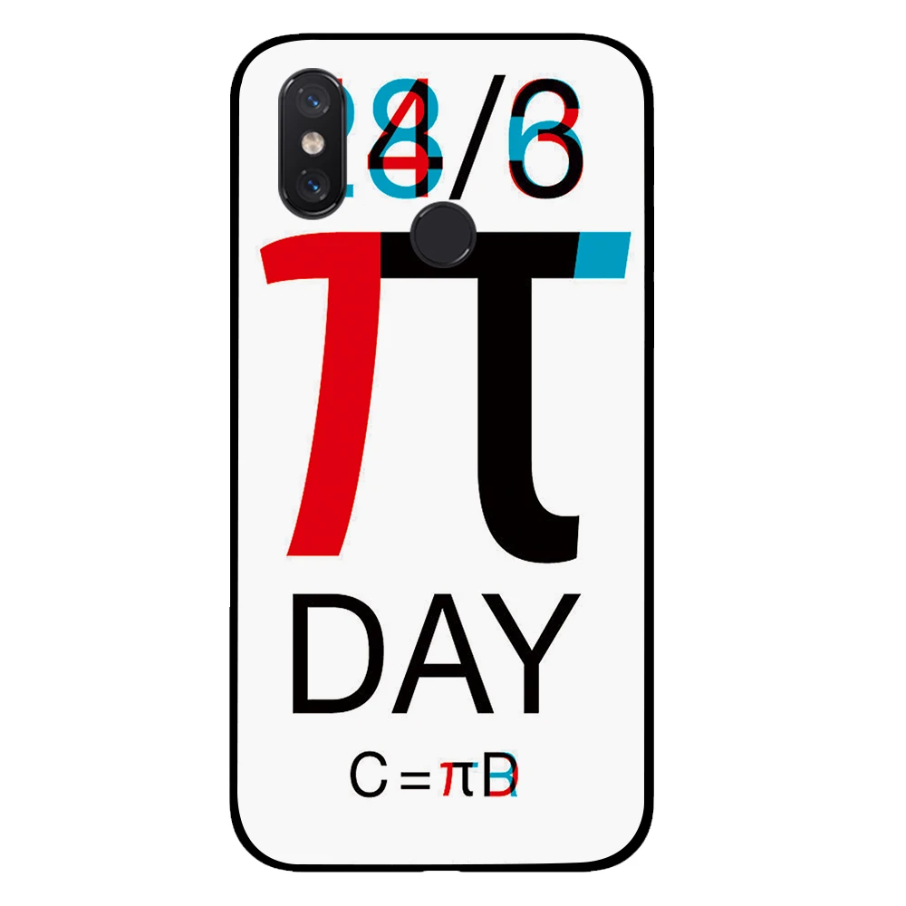 Математика формула цифр Pi ТПУ телефонные чехлы для Xiaomi Redmi GO 4 5 6 7 Pro 4A 4X 5A 5Plus 6A задняя крышка - Цвет: 2