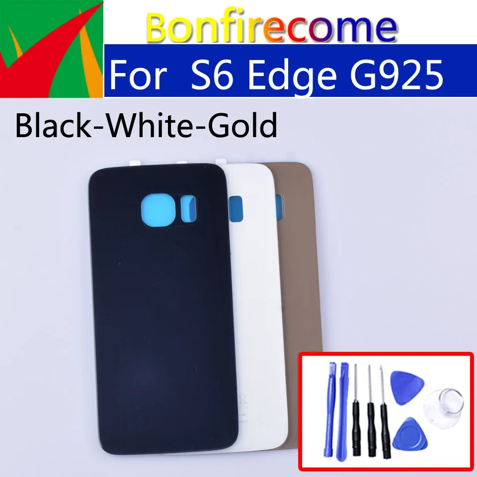 Задняя крышка аккумулятора S6Edge для Samsung Galaxy S6 Edge G925 SM G925V G925F G9250 задний корпус