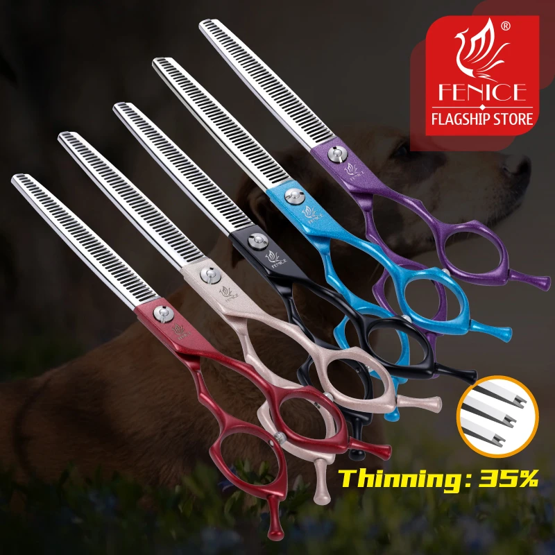 Fenice 6.5/7.0 Inch Professional Dog Grooming Thinning Scissors