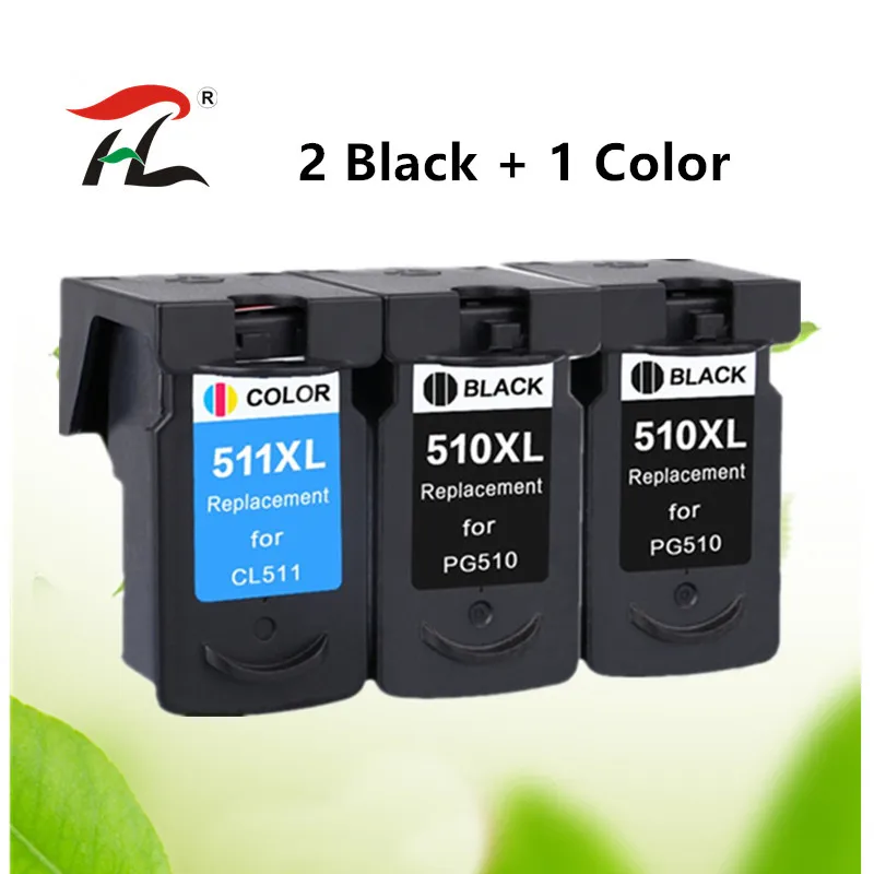 2 Black 1 Color Совместимость PG510 PG-510 PG 510 XL чернильный картридж для принтера Canon iP2700Pixma MP250 MP270 MP280 480 MX320 330 MX340 - Цвет: 2 Black 1 Color