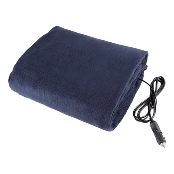 

12V Blanket Winter Polar Fleece Throw Warm Electric Foldable Heated Travel Car Thermostat