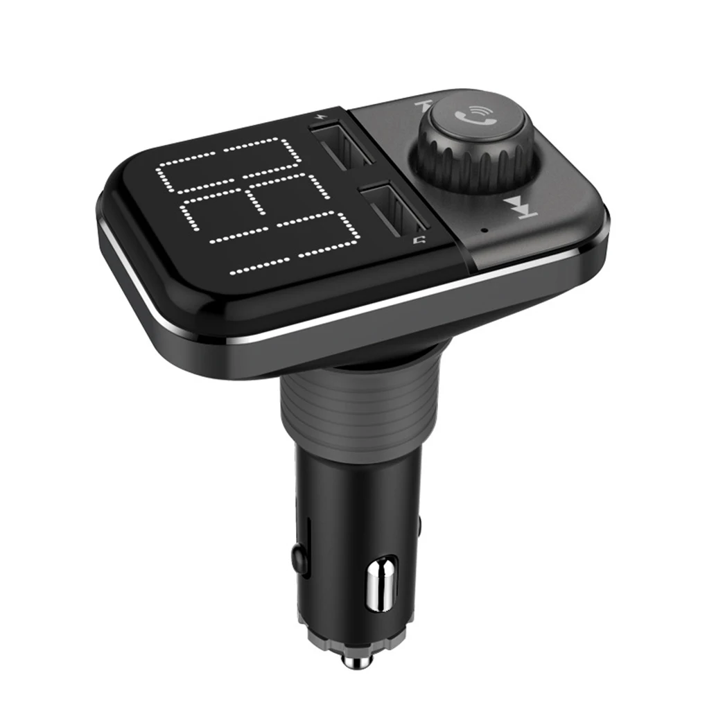 Автомобильный MP3-плеер fm-передатчик Поддержка bluetooth TF карта двойной зарядное устройство usb FM модулятор обнаружения напряжения