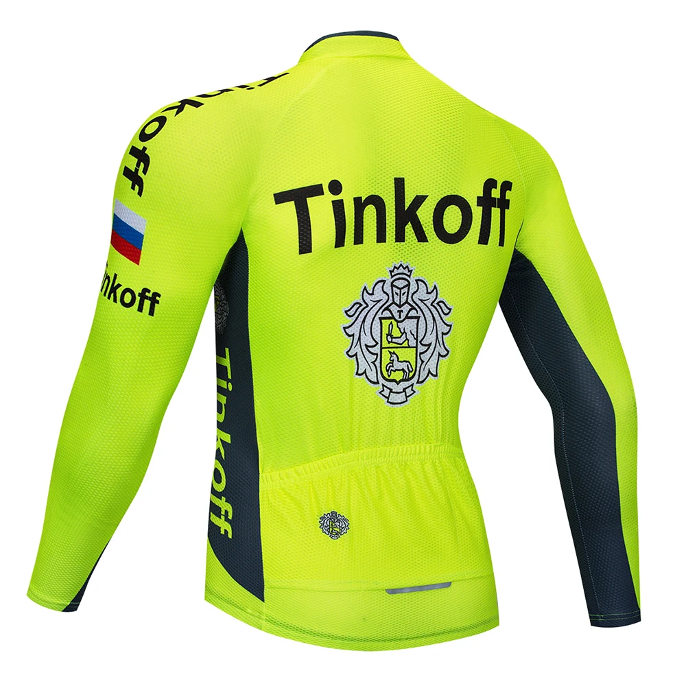 Tinkoff зимняя велосипедная Одежда дышащая одежда для велоспорта термо флис MTB велосипед Велоспорт Джерси для мужчин