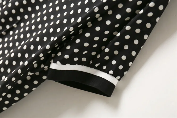 Suyadream blusas femininas com estampa de pontos