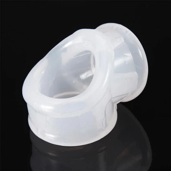 Super Soft Silicone Penis Ring Delay Ejaculation Ball Scrotum Stretcher Triple Cock Ring Cockring BDSM Sex Toys for Men 4