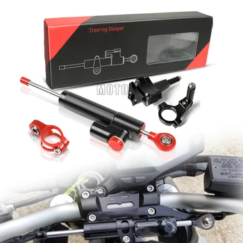 

Motorcycle Accessories Adjustable CNC Motorcycle steering Stabilize damper Mounting Bracket Kit For Kawasaki ninja 400 2018-2019