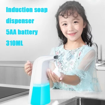 

Automatic Foam Soap Dispenser Touchless Foaming Infrared Motion Sensor Hands-Free Soap Pump Dispenser For Bathroom Kitchen 310ML
