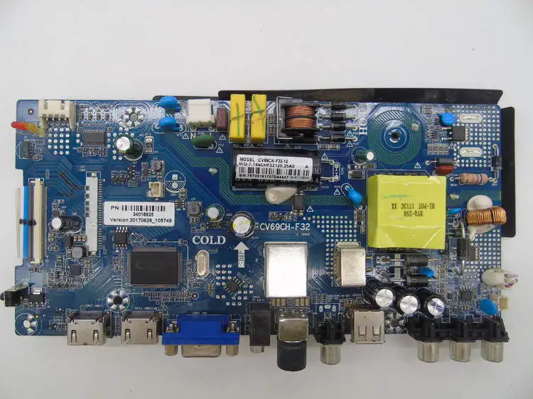 K32C LED32F360C материнская плата CV69CH-F32 34018625 с сенсорным экраном MT3151A05