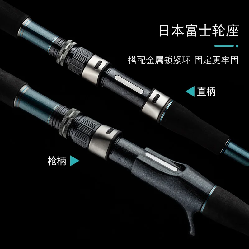 ECOODA Козерога EHK JR быстрая отжимная Удочка полная часть Fuji лодочная Удочка 1,68 м/1,72 м литье/спиннинг секция 2 200 г 300 г