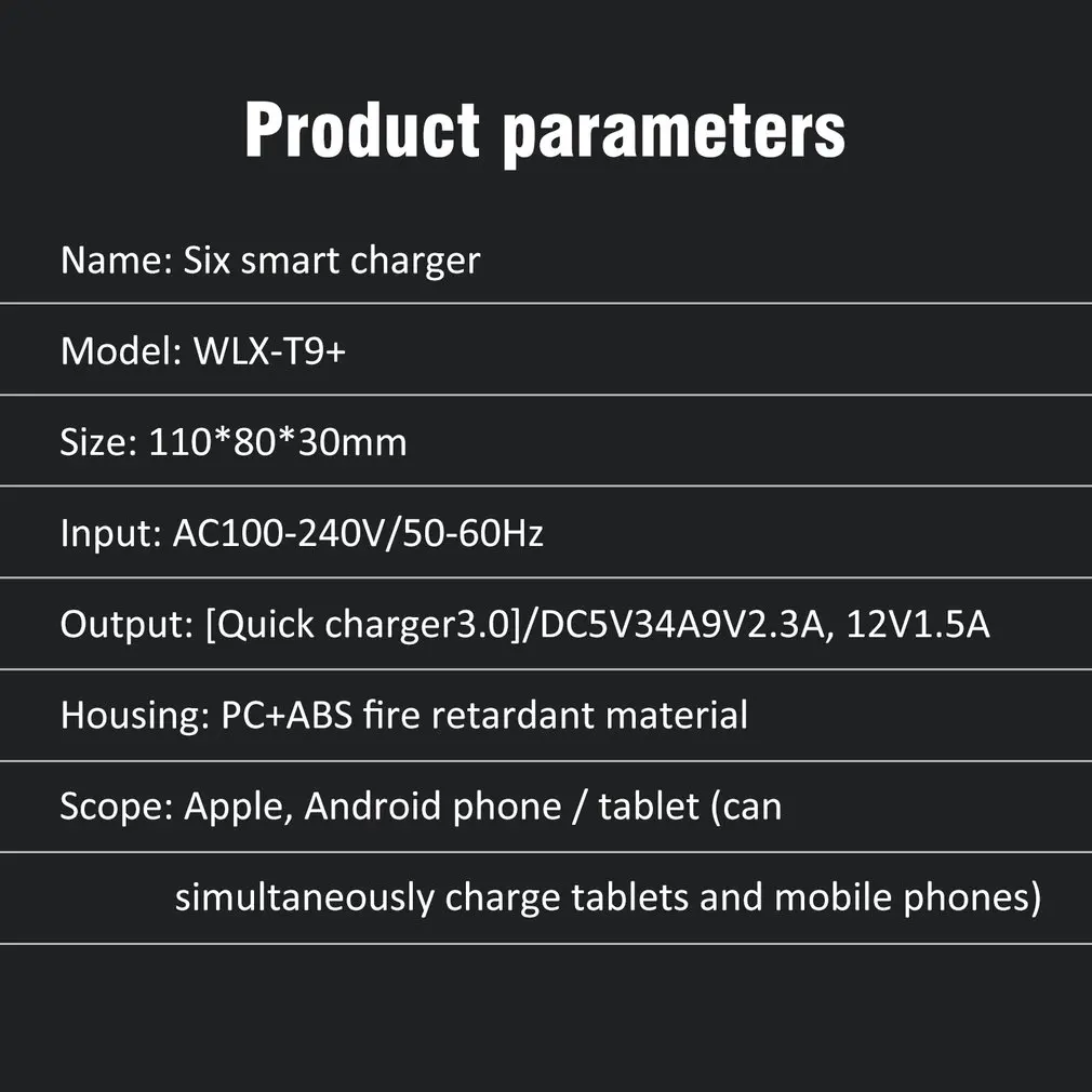 T9+ Мульти быстрое зарядное устройство USB зарядка несколько 6 USB телефон зарядная станция Универсальный usb-хаб зарядное устройство светодиодный дисплей