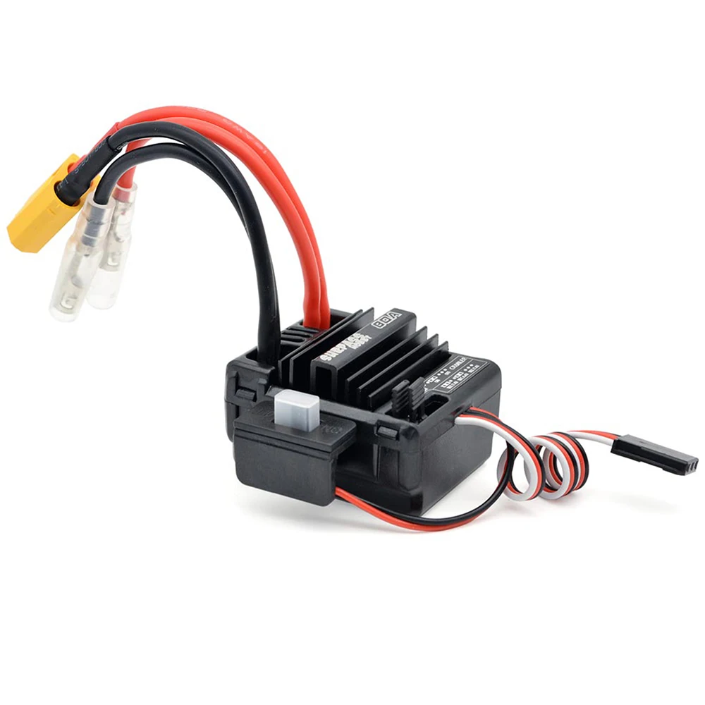 Wasserdichter 80A gebürsteter Regler für RC 3-Slot 550 Bürstenmotor für 1/10 1/12 RC Car Wltoys 144001 124019 Traxxas Crawler Monster – Detail 6