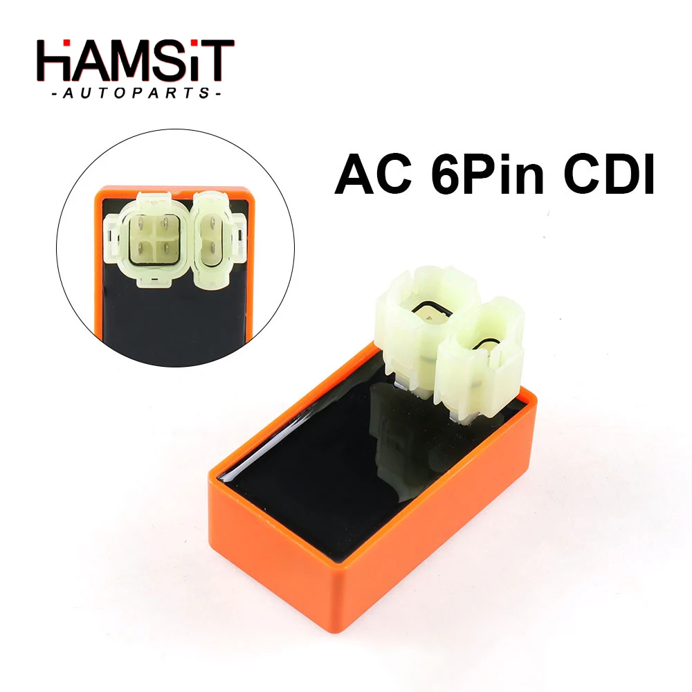

Hamsit гоночный мопед скутер 6 Pin DC электронное зажигание CDI Box GY6 50 125 150 cc ATV Go Kart Мотоцикл