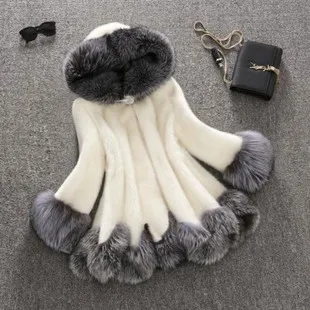 Европейский и американский AliExpress мужской меховой жилет из искусственного кроличьего меха, меховой жилет с большим воротником