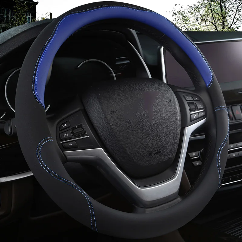 DUKEAUTO автомобильный аксессуар крышка рулевого колеса подходит для 15-16 дюймов диаметров VW Skoda toyota GAZ LCV