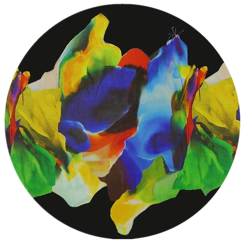 128 см/лот) Воздушная расческа печатная шифоновая ткань для шитья 8 momme чистый шелк ткани tissu ткань стежка telas для лоскутного шитья