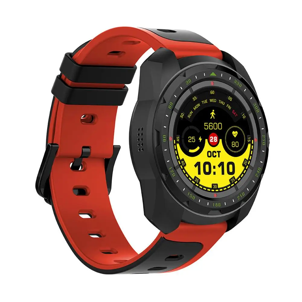 Red High-end KW01 Smart Bracelet Heart Rate Blood Pressure Message Remind Smart Watch Pedometer IP68 Waterproof Fitness Tracker - Цвет: Red