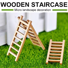 Мини-орнамент, лестница, миниатюрные статуи, фигурка, дерево, фея, сад, украшение для дома, дети, газон, Декор, мультфильм, эмуляция, рождественские Вечерние