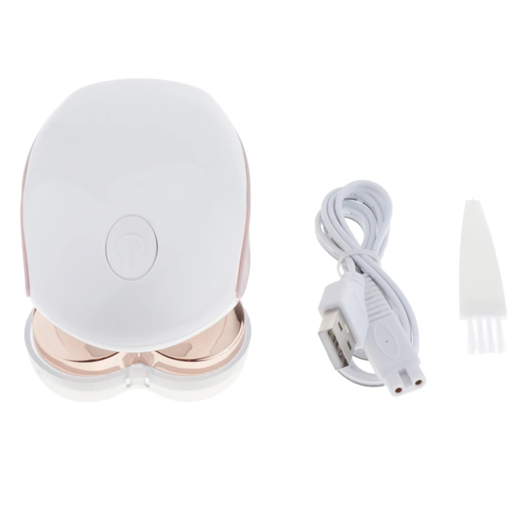 Electric Shaver Four-Head Cordless Electric Razors Bikini Trimmer Epilator Hair Remover USB For Women Men Face Body Leg Arm 