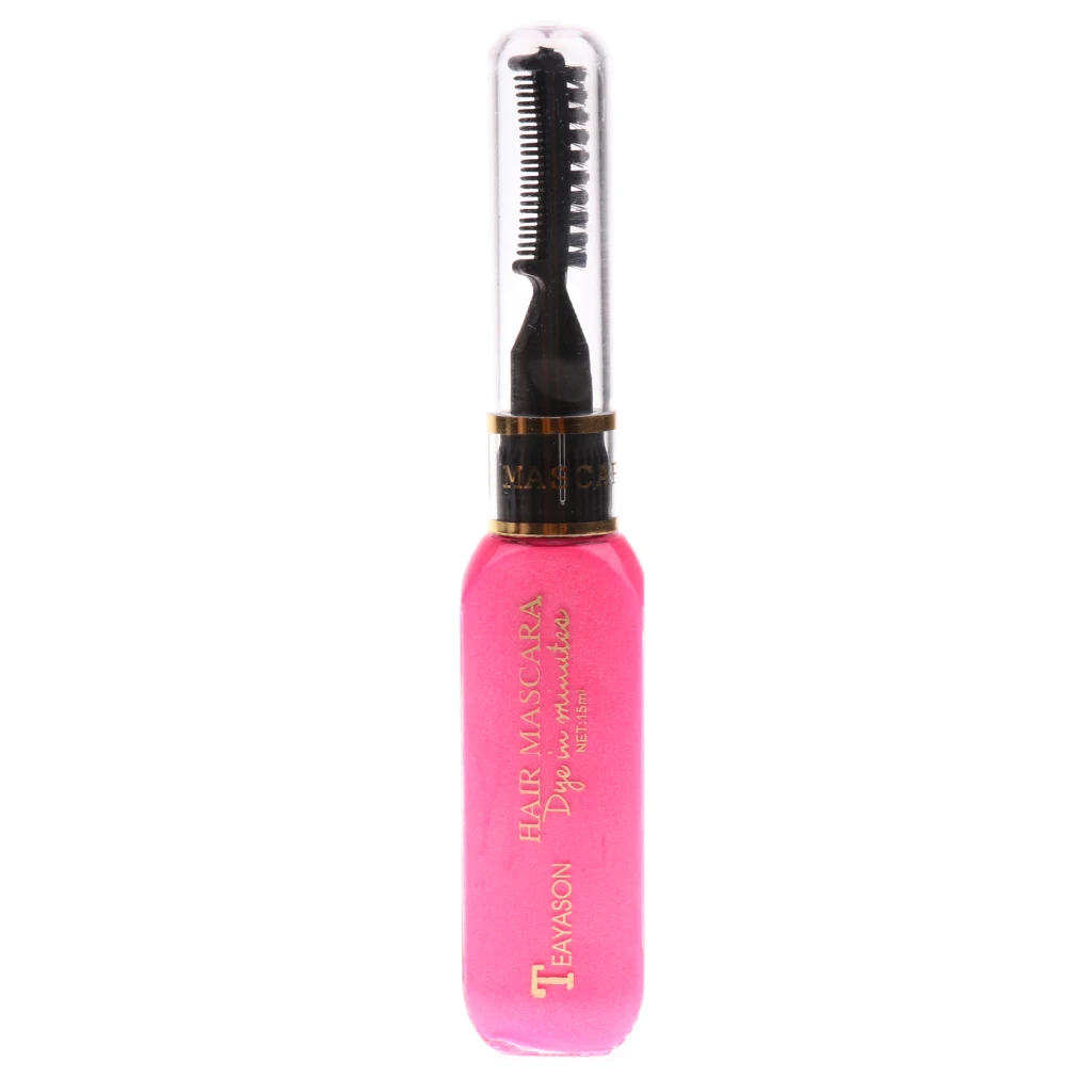 Washable Professional Hair Color Chalk Temporary Hair Dyeing Mascara for Salon Hairdressing Home DIY Tint Highlight 