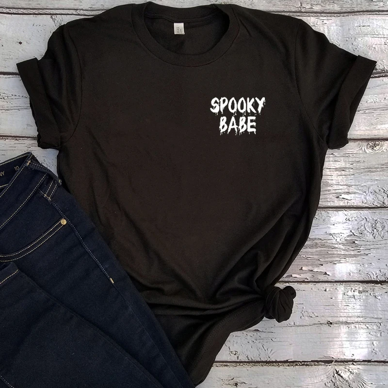 

2020 Halloween Shirt Witch Tshirt 2020 Women Fashion Ghost Tee Funny Thanksgiving Graphic Tops Print O-Neck Vintage