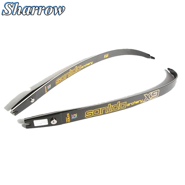 US $112.36 Archery Recurve Limbs Fiberglass Laminated Type 40lbs Archery Target Range Bows