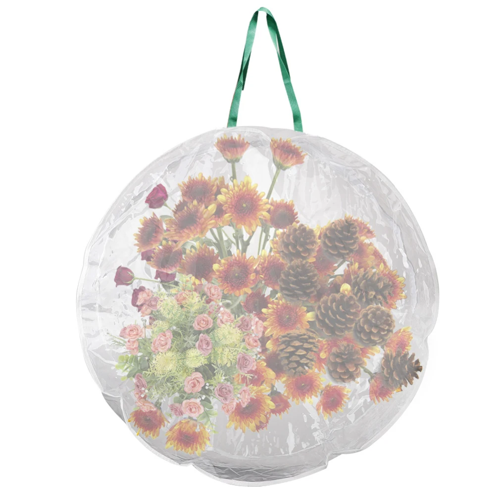 Green 76x20cm Праздничный Рождественский венок, сумка для хранения, ткань Оксфорд, Рождественская елка, сумка для хранения, органайзер, 76*20 см, для хранения домашних запасов - Цвет: Green 76x20cm