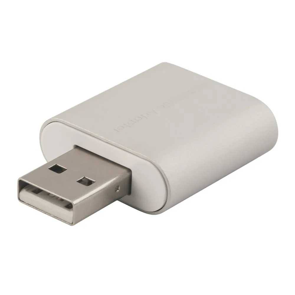 Внешний USB 2,0 7,1 CH Виртуальная Звуковая карта адаптер конвертер ноутбук новое поступление