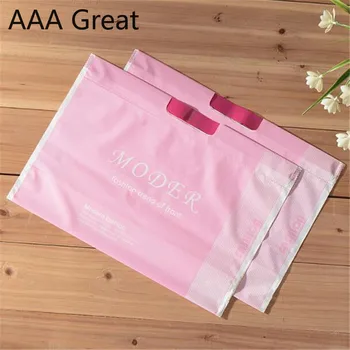 

48Pcs/Lot Plastic Gift Bag Boutique Carrier Shopping Bags Pouches Gift Bags With Handles Packaging Present Christmas Decorations