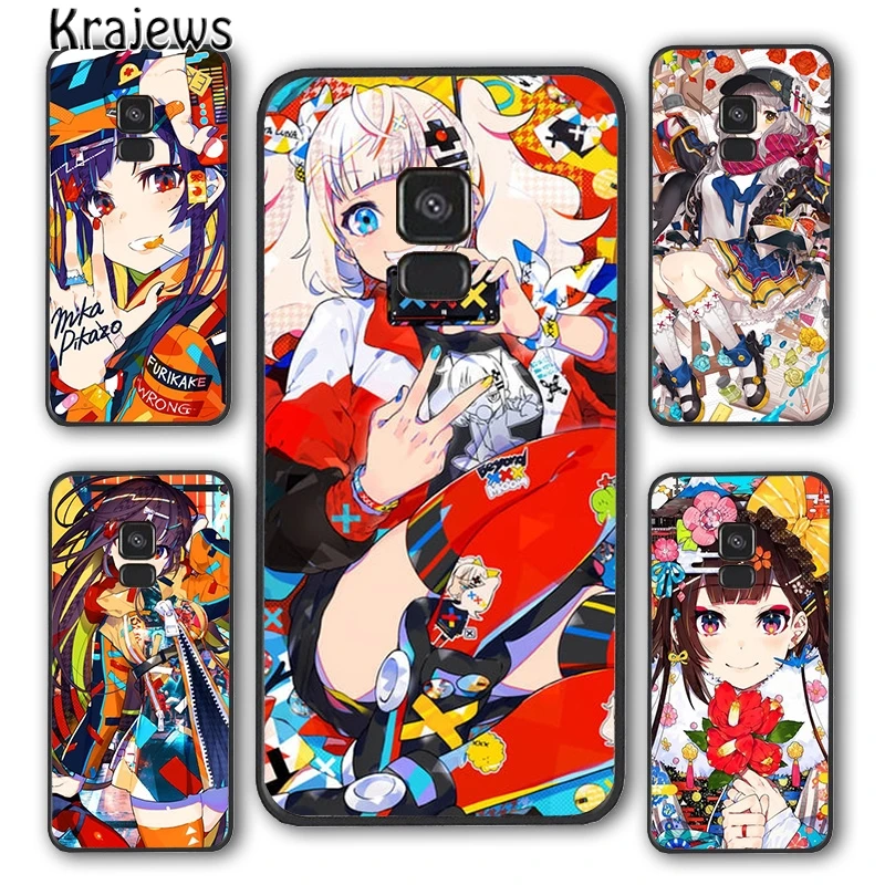 Красивый мультяшный чехол krajew для телефона mika pikazo Samsung Galaxy S5 S6 S7 edge S8 S9 S10 E lite S20 plus