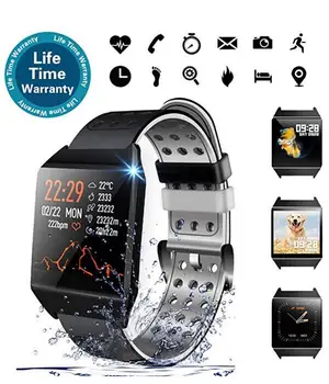 

Beaulyn 2019 years Smartwatch Men Wristband Pedometer Fitness Tracker Bracelet Blood Pressure Heart Rate Monitor AGPS