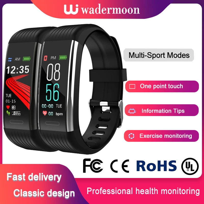 

Smart Sports Watch Bracelet Wristband ECG PPG SPO2 Sleep Monitor Bluetooth Smartband Call Reminder Electronic Pedometer Bracelet