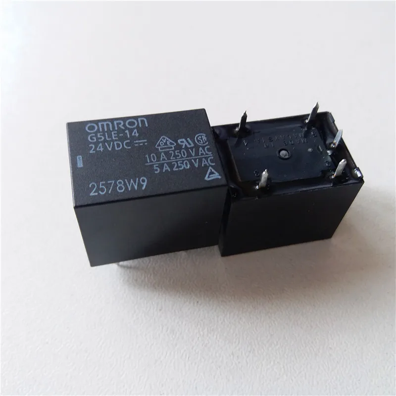 6 шт Omron Реле G5LE-14-5VDC G5LE-14-12VDC G5LE-14-24VDC 250V 10A реле T73 5 pin реле 5В/12В/24VDC реле