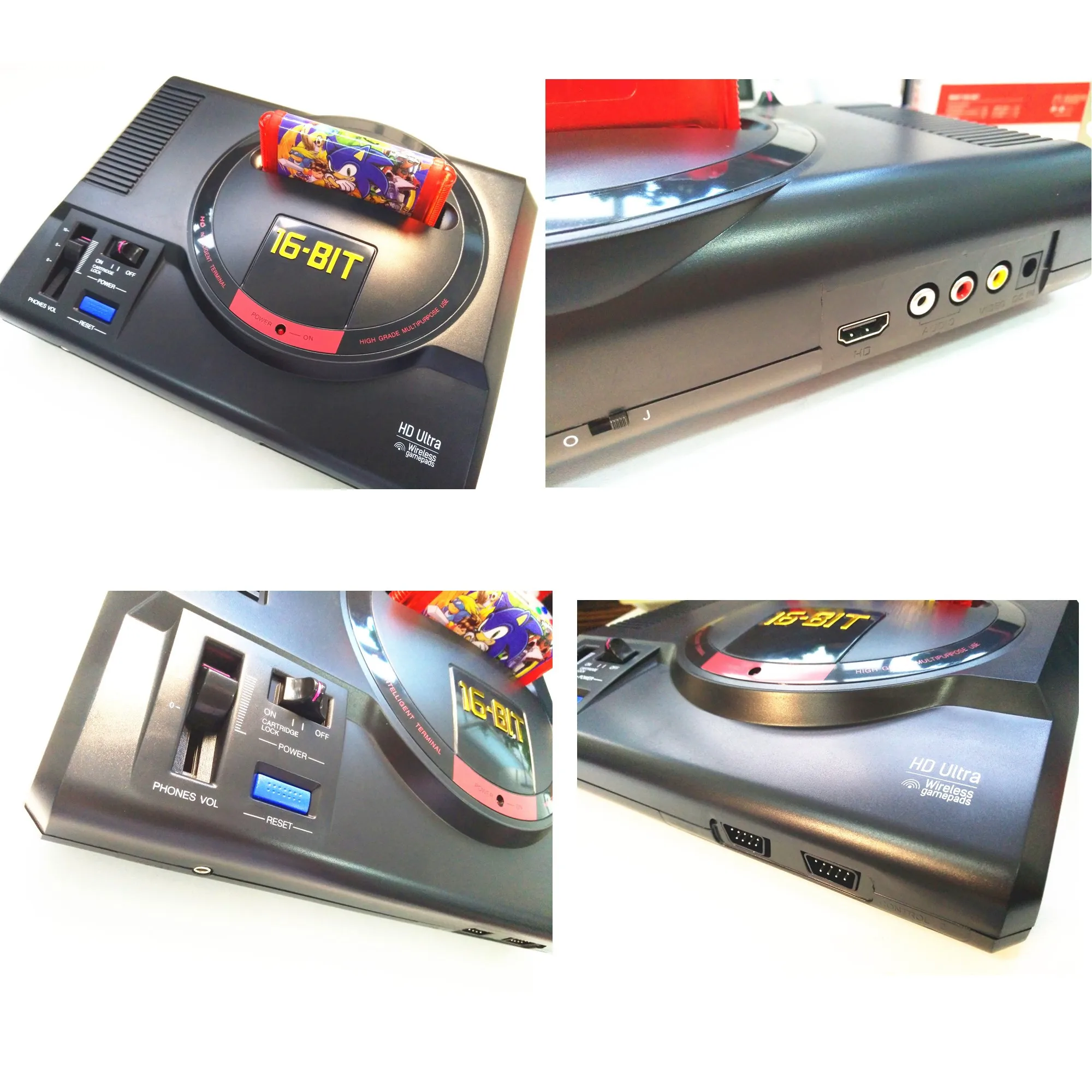 Игровая приставка RETROAD ZD06 MD Genesis HD Ultra MEGADRIVE1 с поддержкой SEGA игровой картридж