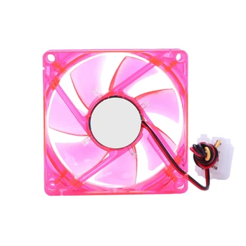 

Cooling fans cpu heatsink 4 led for pc computer case 80x80x25mm 4 pins