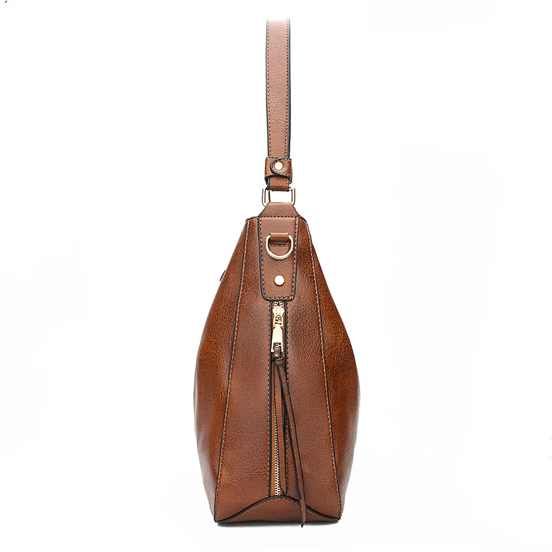 Bolsas de luxo para mulheres, Bolsas de couro macias, Europa Crossbody Bag para senhoras, vintage, marca famosa Sac, 2023