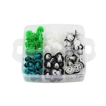 

500pcs Car Door Panel Fenders Bumper Rivet Retainer Push Pin Clips Trim Fastener Universal For Fenders