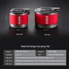 Alocs CW-S10 CWS1 Outdoor Heat Exchange Camping Cooking Pot Cookware Folding Handle For Hiking Backpacking Picnic 2