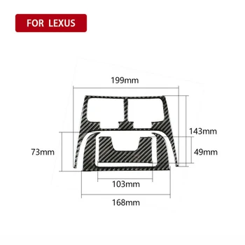 

Carbon Fiber Air Vent Trim Outlet Cover Interior Decoration Car Useful
