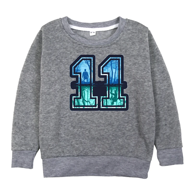 Hoodies 7 Толстовки для девочек с принтом «странные вещи»; осенняя одежда; повседневные хлопковые Толстовки для маленьких мальчиков и девочек; детские топы с длинными рукавами для подростков; футболка - Color: Hoodies 7