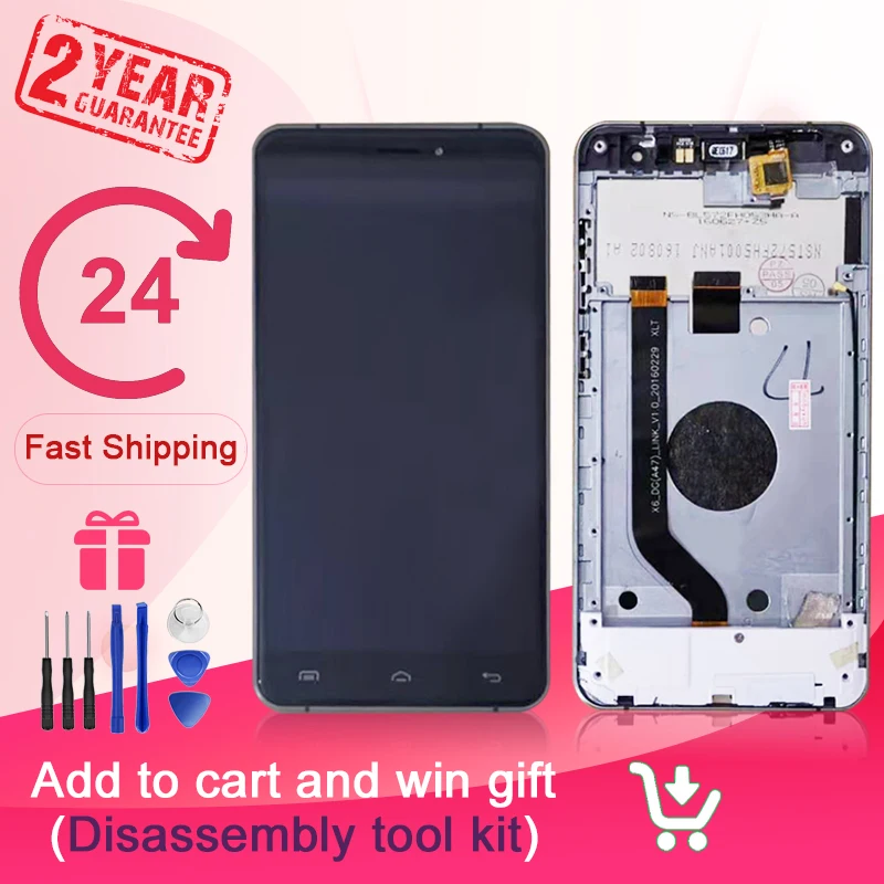 ЖК-дисплей 5 7 дюйма Для Doogee F7 Pro + фото в сборе с рамкой не для телефонов | Мобильные