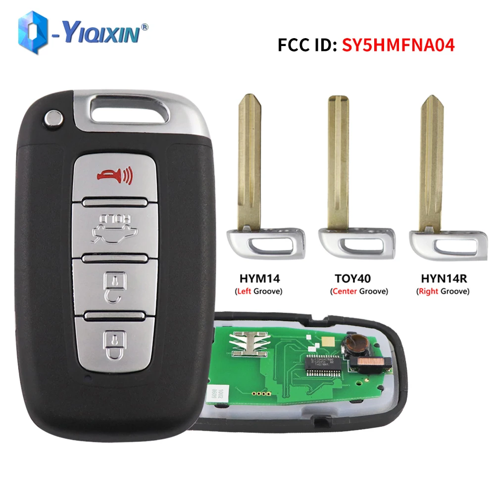 YIQIXIN 4 Buttons 315MHZ Remote Car Key For Kia K2 K5 Rio Soul Borrego Sorento Optima Hyundai I30 IX35 Sonata Genesis Equus ID46