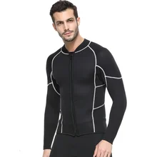 SBART мужской 3 мм неопрен гидрокостюм топы мужские s одежда для плавания рубашки для серфинга с длинным рукавом зимние теплые Подводные Гидрокостюмы куртка