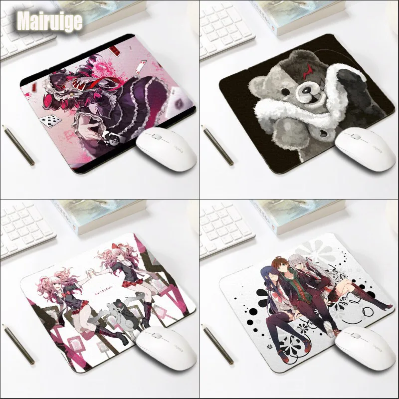 Mairuige креативный коврик для мыши для самостоятельного изготовления Danganronpa Monokuma коврик для мыши 250x290x2 мм аниме игровой коврик моющийся Противоскользящий резиновый Настольный коврик