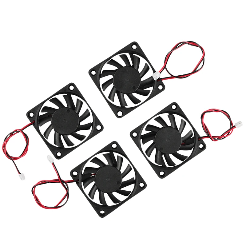 

BEST3D Printer Accessories 6010 24V Extruder Oil Bearing Cooling Fan 4Pcs For 3D Printer, Engraving Machine,Cutting Machine