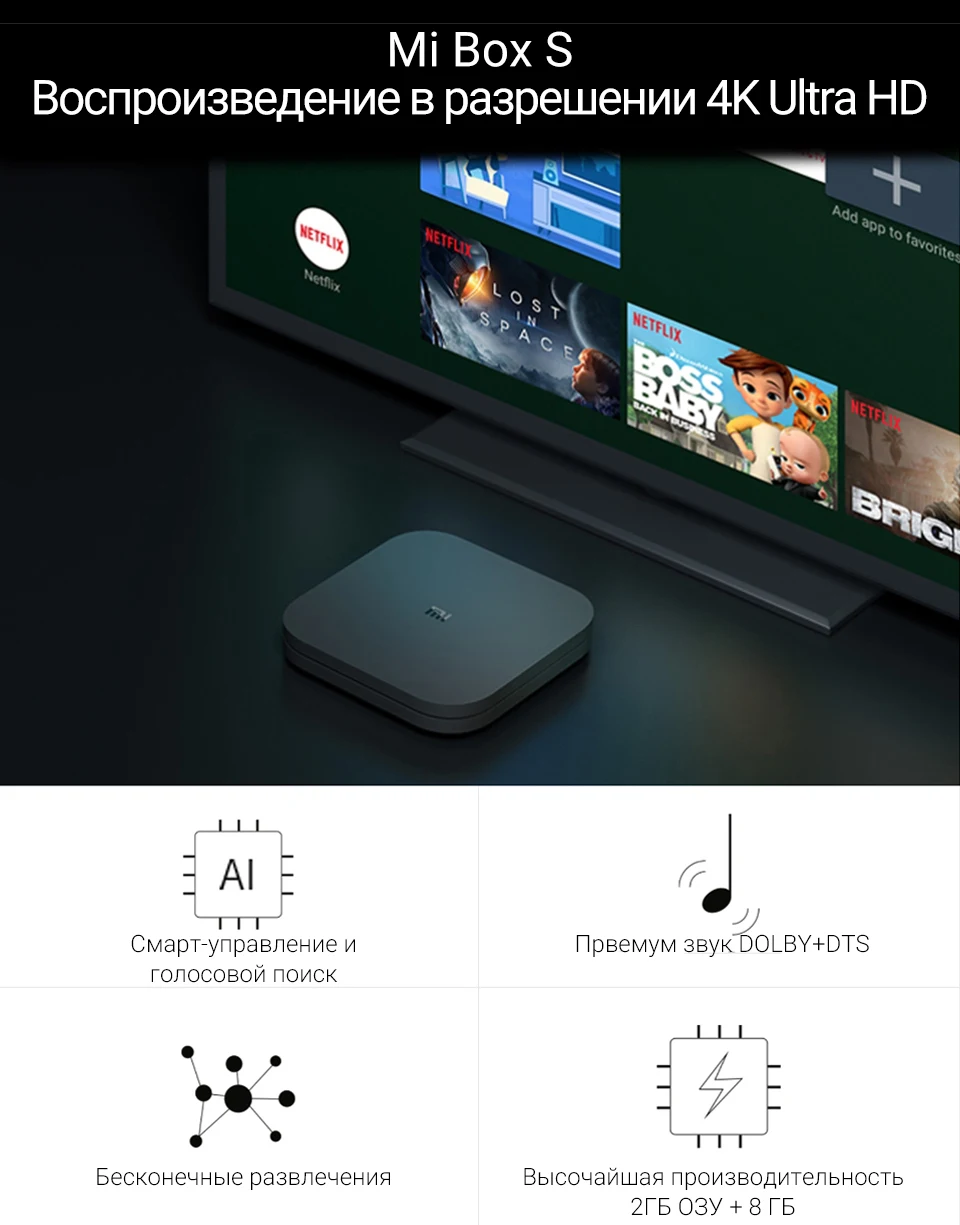 ТВ-приставка Xiaomi Mi Box S