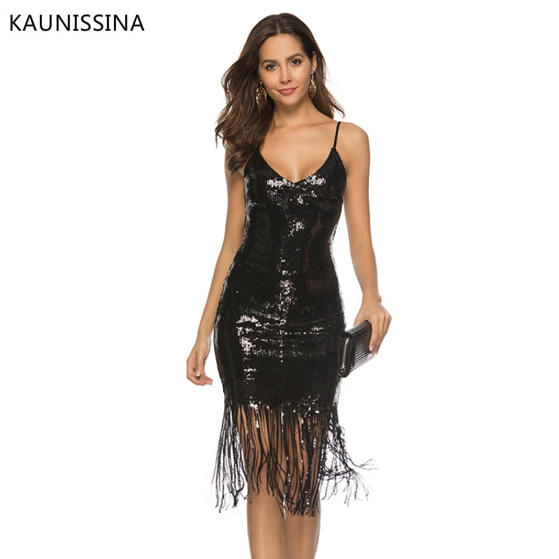 robe cocktail sequin
