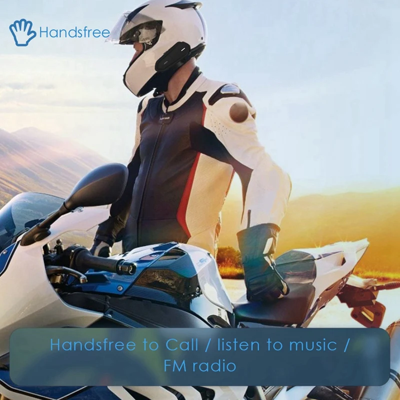 Мотоциклетный шлем беспроводные Bluetooth гарнитуры для верховой езды Handsfree Fm Радио стерео Mp3 наушники простота в эксплуатации водонепроницаемые длинные Sta