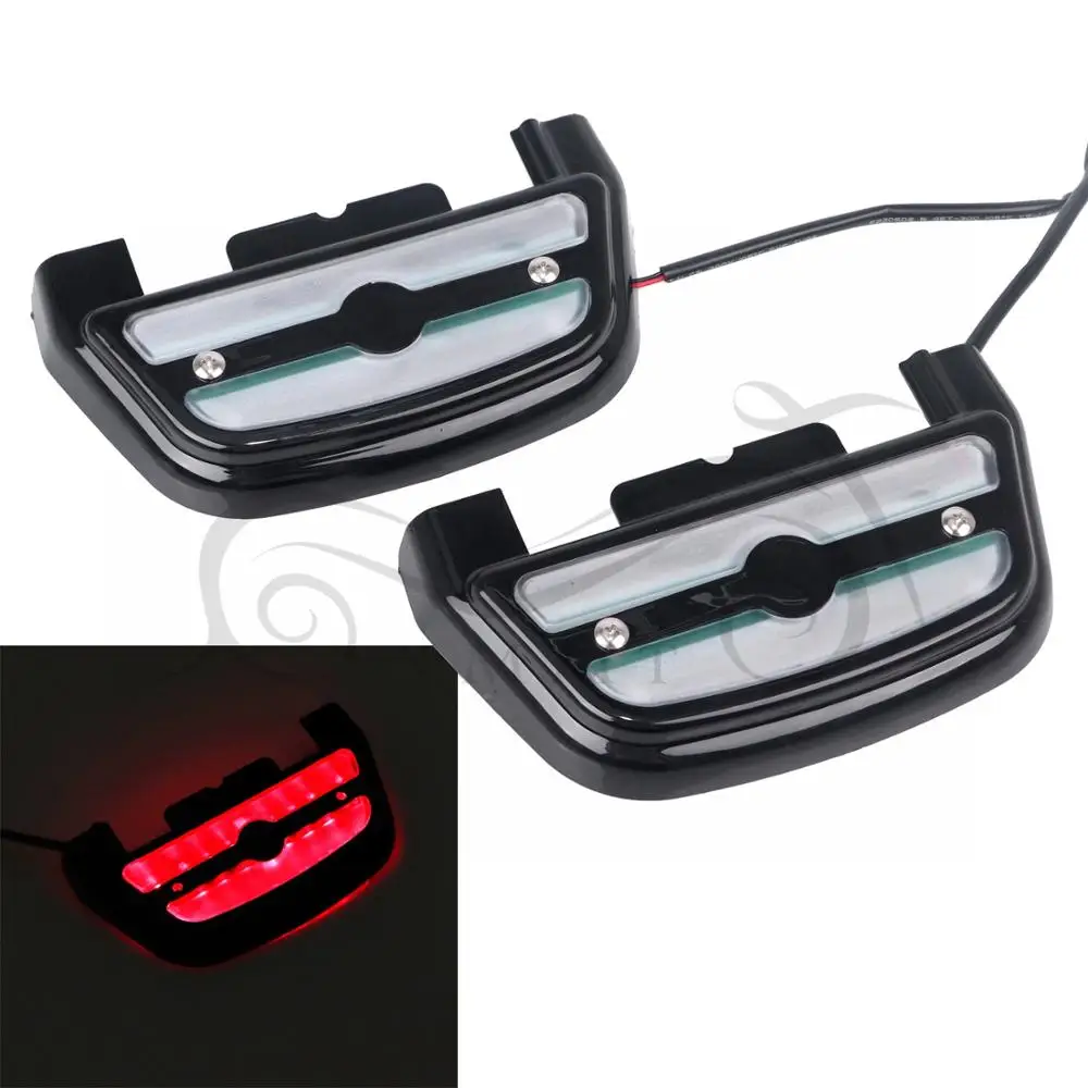 Светодиодный фонарь для мотоцикла Подножка для Харли Электра Glide FLHX FLHR FLTR Softail Touring 84-более поздняя версия